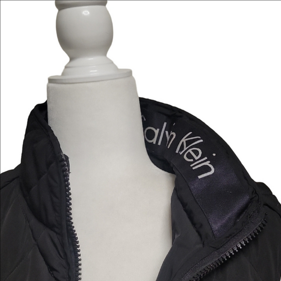 CALVIN KLEIN LINED SILKY AND warm Puffer Vest With Pockets L - Picture 8 of 11
